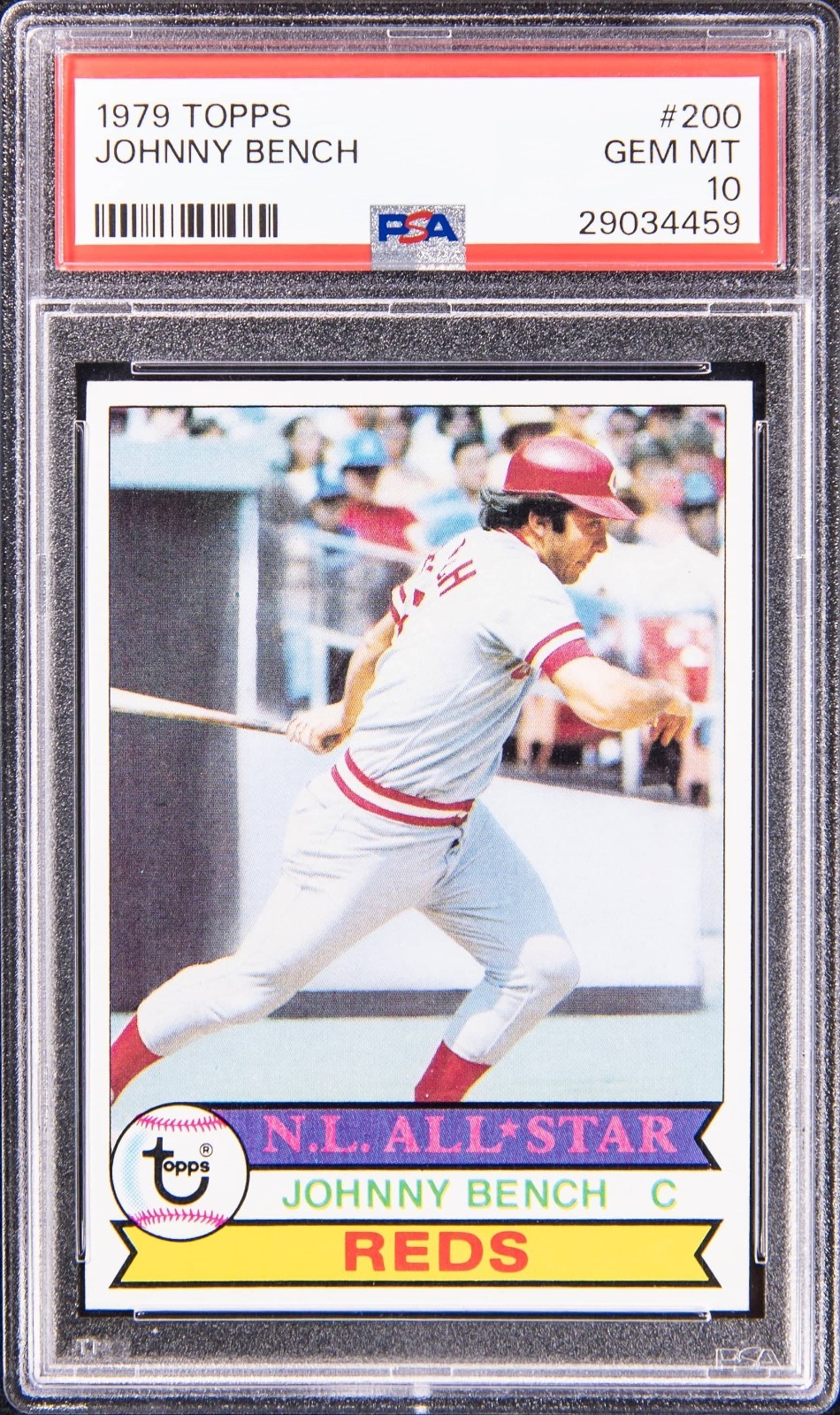 1979 Topps #200 Johnny Bench PSA 10 GEM MT