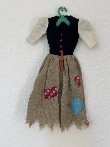 Vintage 1964 Barbie Poor Cinderella Dress #0872 Little Theater