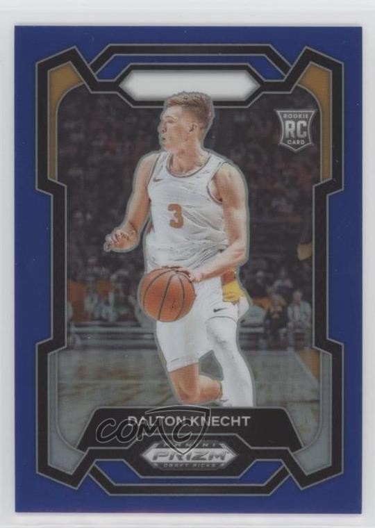 2024-25 Panini Prizm Draft Picks Blue Prizm 68/199 Dalton Knecht #50 16n7