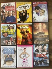 9 DVD Family Movies: Cheaper By The Dozen, I Dream Of Jeanie, 27 Dresses, Etc