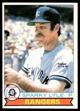 1979 O-Pee-Chee Sparky Lyle Texas Rangers #188 .