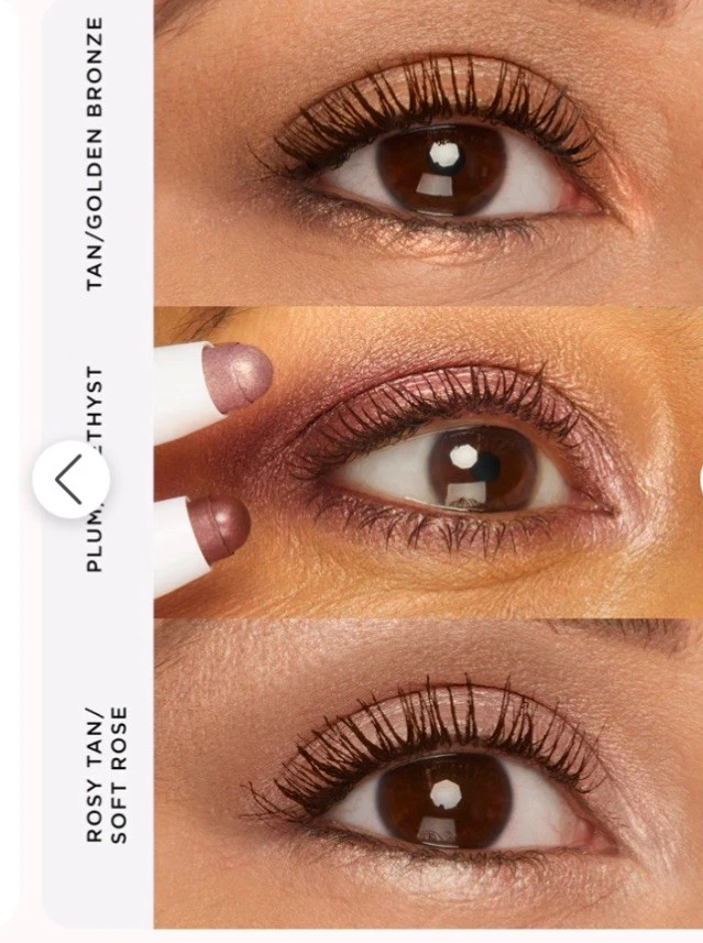 TARTE Tartelette Sombra de Ojos Doble Extremo/Delineador ROSADO BRONCEADO Y ROSA SUAVE-NUEVO-Talla Completa Foto 4 de 4