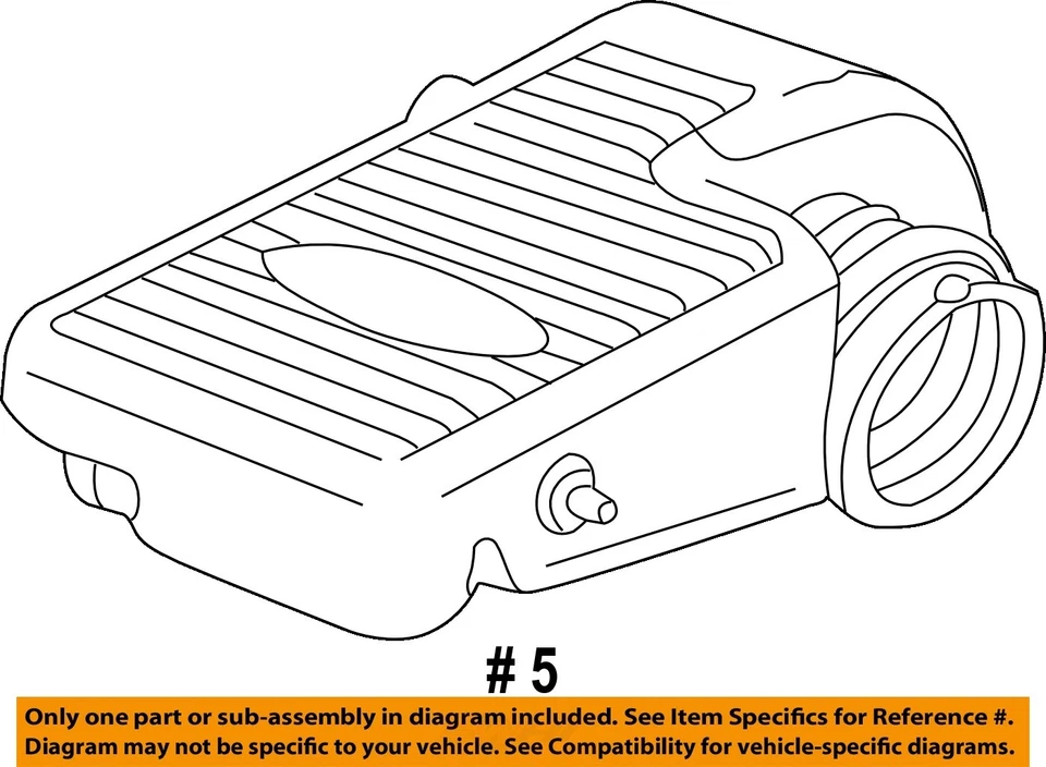 Used Air Cleaner Assembly fits: 2002 Oldsmobile Bravada  Grade A - Image 4 of 4