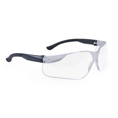maxill Frames Adult Safety Glasses 276c Series: Black with Clear Lenses1/Pk