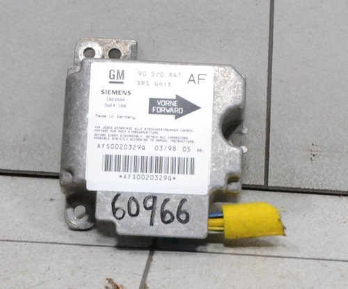 OPEL Astra G Caravan Bj 2002 Airbag Steuergerät 90520841 #60966-C37