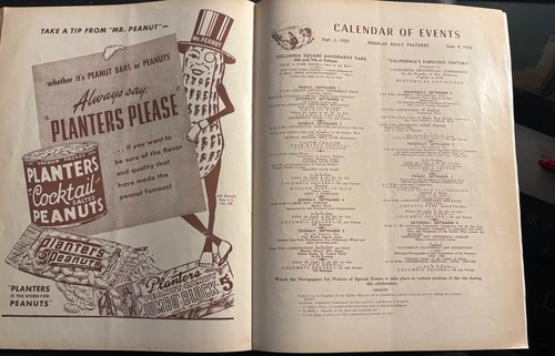 1950 SF CALIFORNIA CENTENNIAL CELEBRATIONS PROGRAM 1850-1950 Uncle Sam Cover - Bild 4 von 9