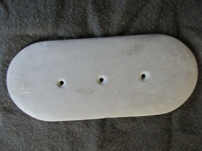 NATIVE AMERICAN STONE GORGET, COLLECTOR'S CHOICE 3-HOLE GORGET,  PE-0522*05963