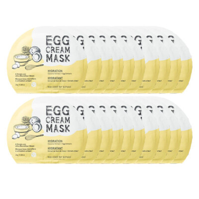 Too Cool For School Egg Cream Mask 20ea