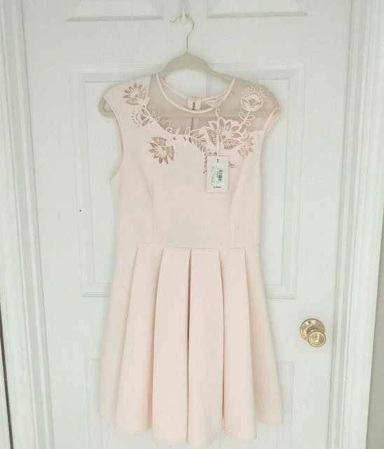 ted baker rehanna dress pink