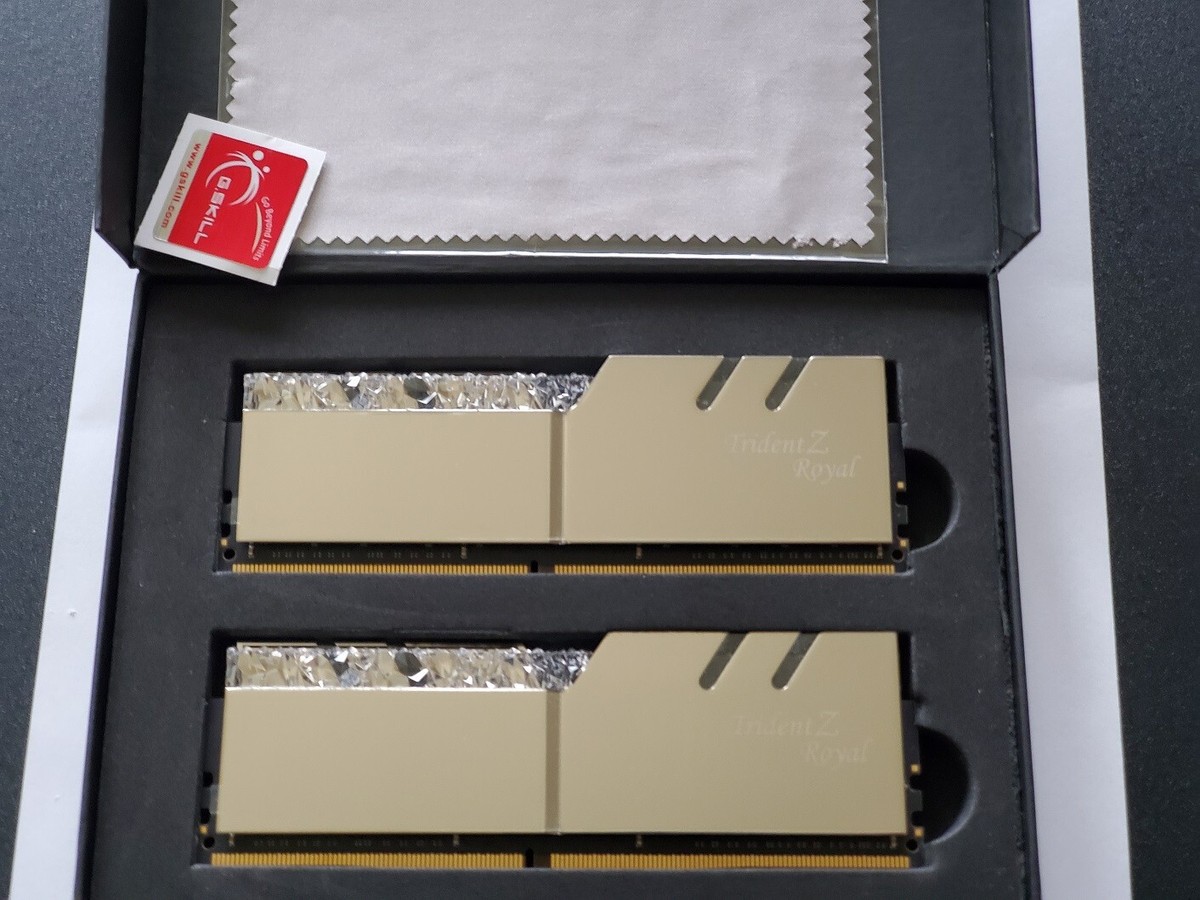 ✓✓ G.SKILL TridentZ Royal RGB 32GB (2x16GB) 4266 MHz (17-18-18