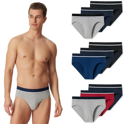 3 SCHIESSER Herren Slips Organic Cotton  100% Baumwolle M L XL XXL Mehrpack