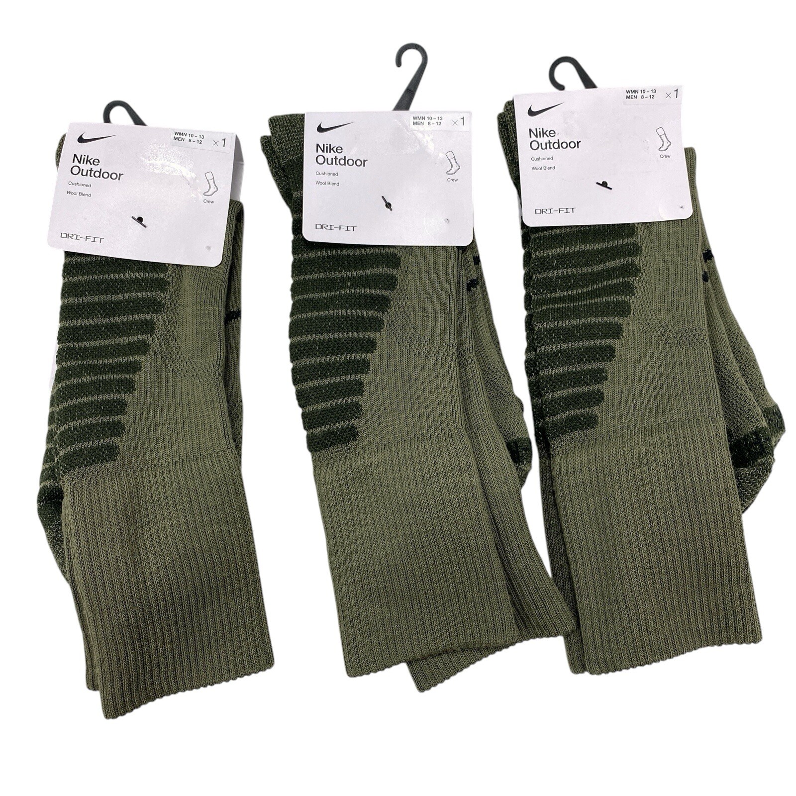 Партия из 3-х носков Nike Outdoor с подкладкой из смеси шерсти большого размера FD8472-222