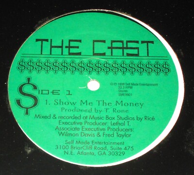 THE CAST: Show Me The Money/I Know You Hate it 12' PROMO Single [Self Made 1999]