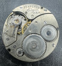 1928 ELGIN 430 6/0s Watch Movement - For Repair