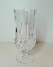 One Stemmed Iced Tea Water Glass Longchamp Cristal d’Arques 7-1/8”