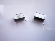 10X B32561 Siemens Stacked Film SilverCap 0.22uF 220nF 250V MKT Uncoat Capacitor