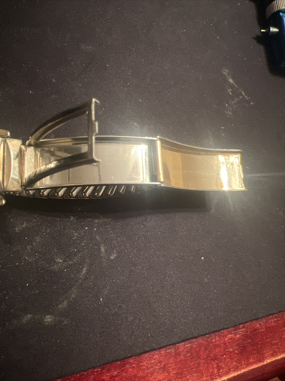 Rare Warden Vintage WALTHAM 21 Jewel Gold Plated Wrist Watch Hidden