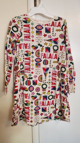 Hanna Andersson Girl 140 US 10 Falala A-Line Christmas Holiday Dress - Picture 4 of 4