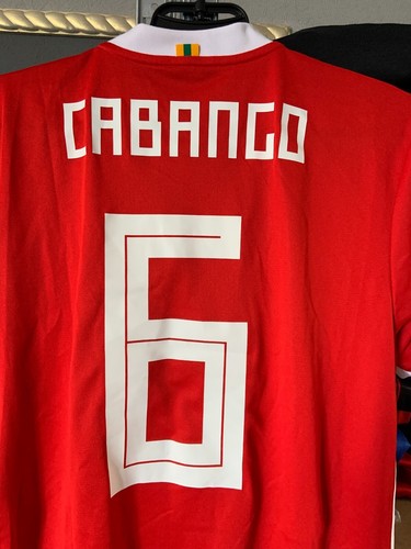 Camiseta deportiva Adidas Wales Cabango U21 edición de partido de jugador 06.09.19 #6 L - Imagen 8 de 9