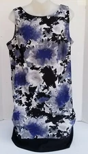 NWT AB STUDIO Women's Sleeveless Straight Knee Length Dress Size 16
