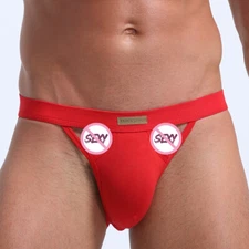 Men's Solid Color Sexy Jockstrap High Quality Panties Bikini Cotton Underpant