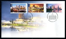 2018 Beautiful Cities (International Stamps) FDC - Melbourne Vic PMK
