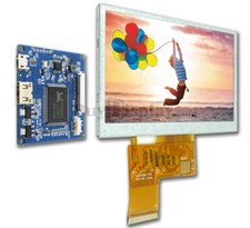 4.3" 480x272 Touch Display with Mini HDMI Board for Raspebrry PI