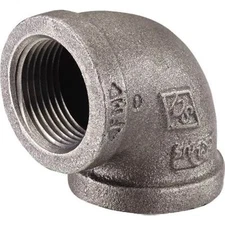 Smith Cooper International 2-1/2" Black Iron 90 Degree Elbow #33E1024C