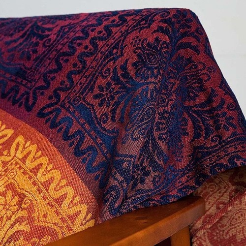 Chenille Boho Throw Blanket Reversible Tassel Sofa Bed Couch Table Dust Cover - Picture 9 of 14