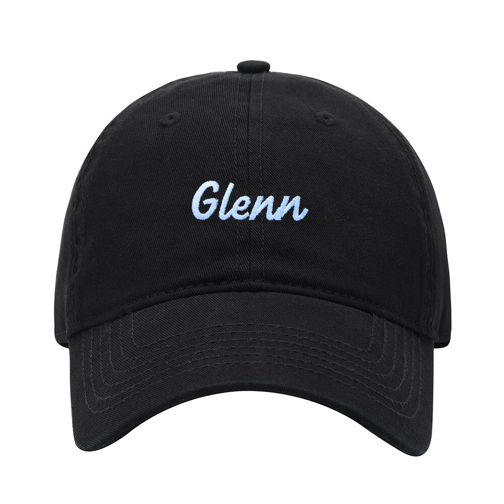 Baseball Cap Men Name Glenn Gift Embroidered Washed Cotton Dad Hat Baseball Caps