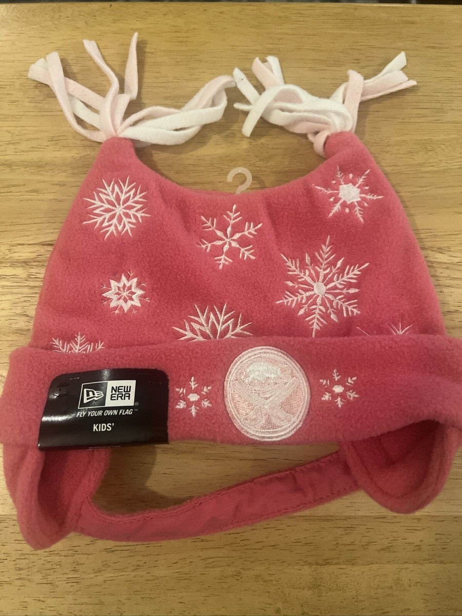 Buffalo Sabres Pink Girls New Era Double Bunny Beanie NWT