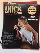 ROD STEWART Superstars poster magazine