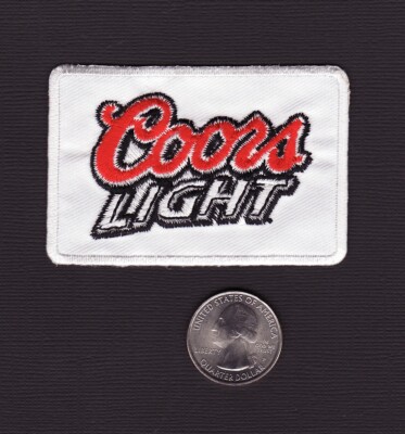 Coors Light Beer Embroidered Iron On Patch *New*#046