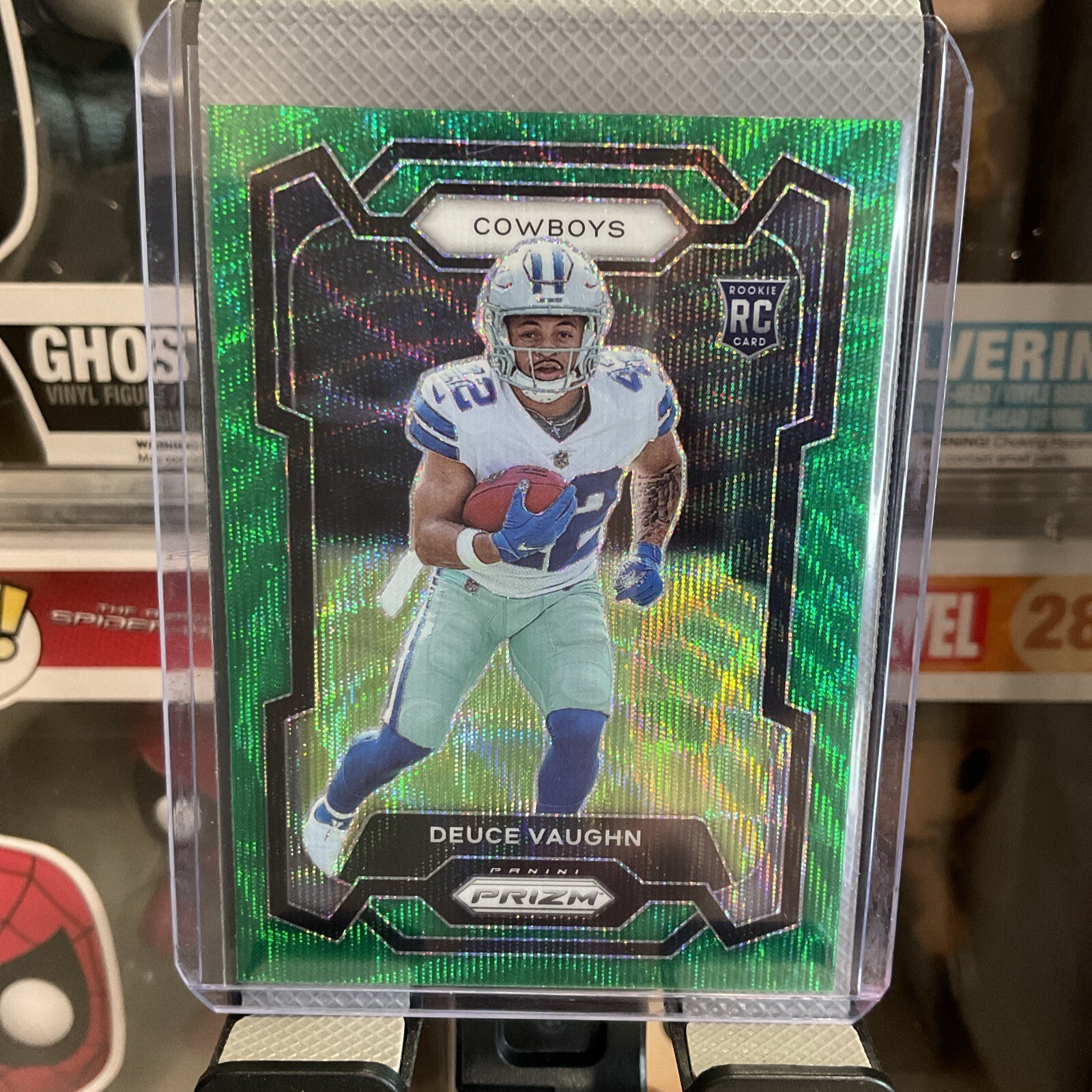 DEUCE VAUGHN 2023 PRIZM GREEN Wave PRIZM RC DALLAS COWBOYS #324 🔥 SP
