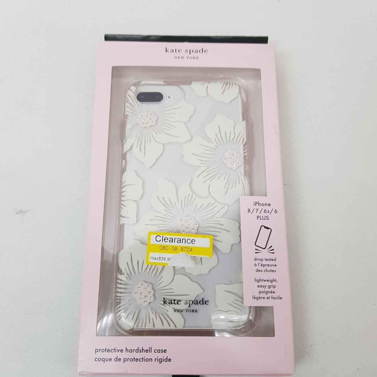 Kate Spade iPhone 7 Plus/8 Plus/X/XS 花柄 ジュエル ケース Kate Spade New York for Apple iPhone 8 Plus/7 Plus/6s+/6+