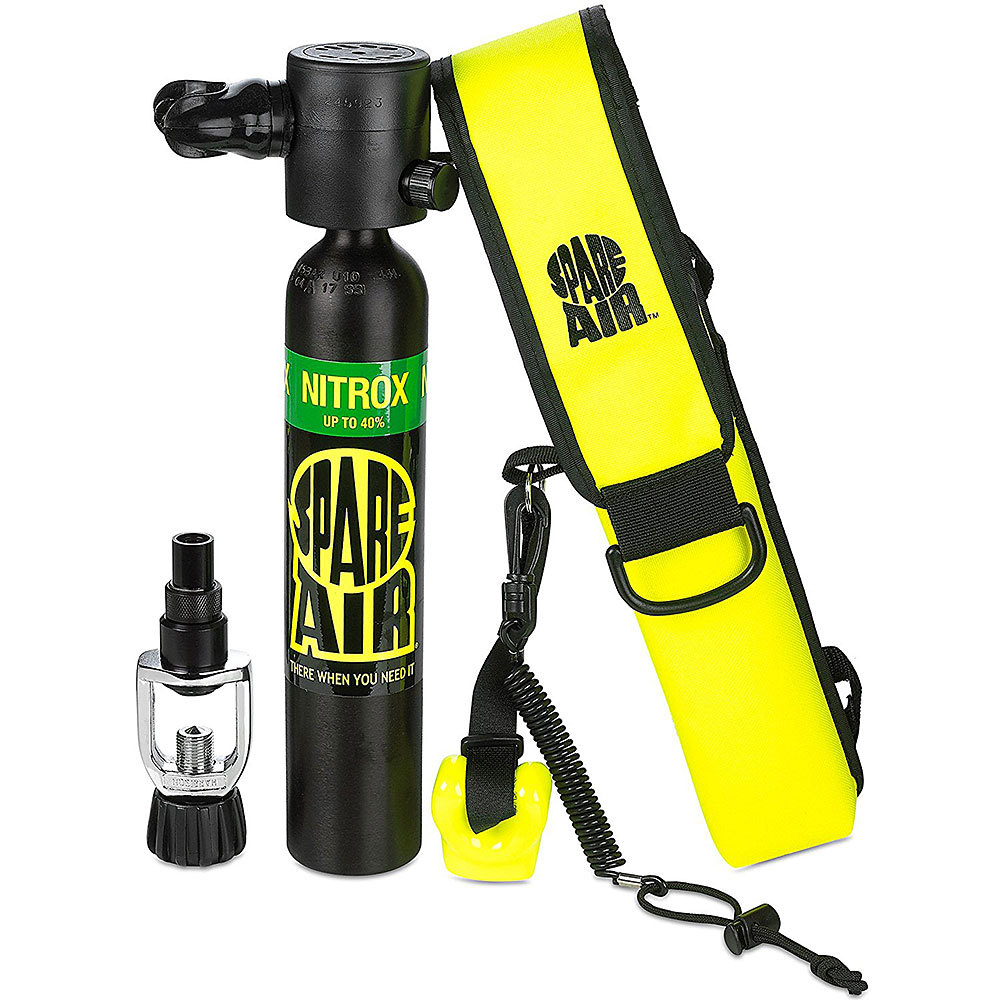 【稼働品】UNDER WATER Nitrox B.U.G AIRE910248 Spare Air Submersible Emergency Air Supply Package Set Scuba