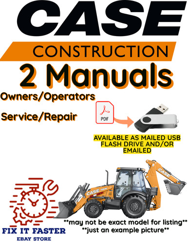 CASE 580 SUPER M LOADER BACKHOE MANUAL OPERATORS SERVICE REPAIR SHOP PDF USB