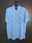 MANCHESTER CITY 2017/2018 TRAINING FOOTBALL POLO SHIRT NIKE JERSEY SIZE M ADULT