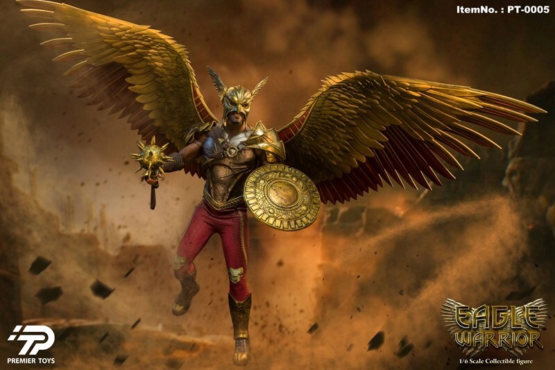 Premier Toys 1/6 カーター ホール ホークマン ブラックアダム In Stock Premier Toys PT0005 1/6 Black Adam Hawkman Eagle