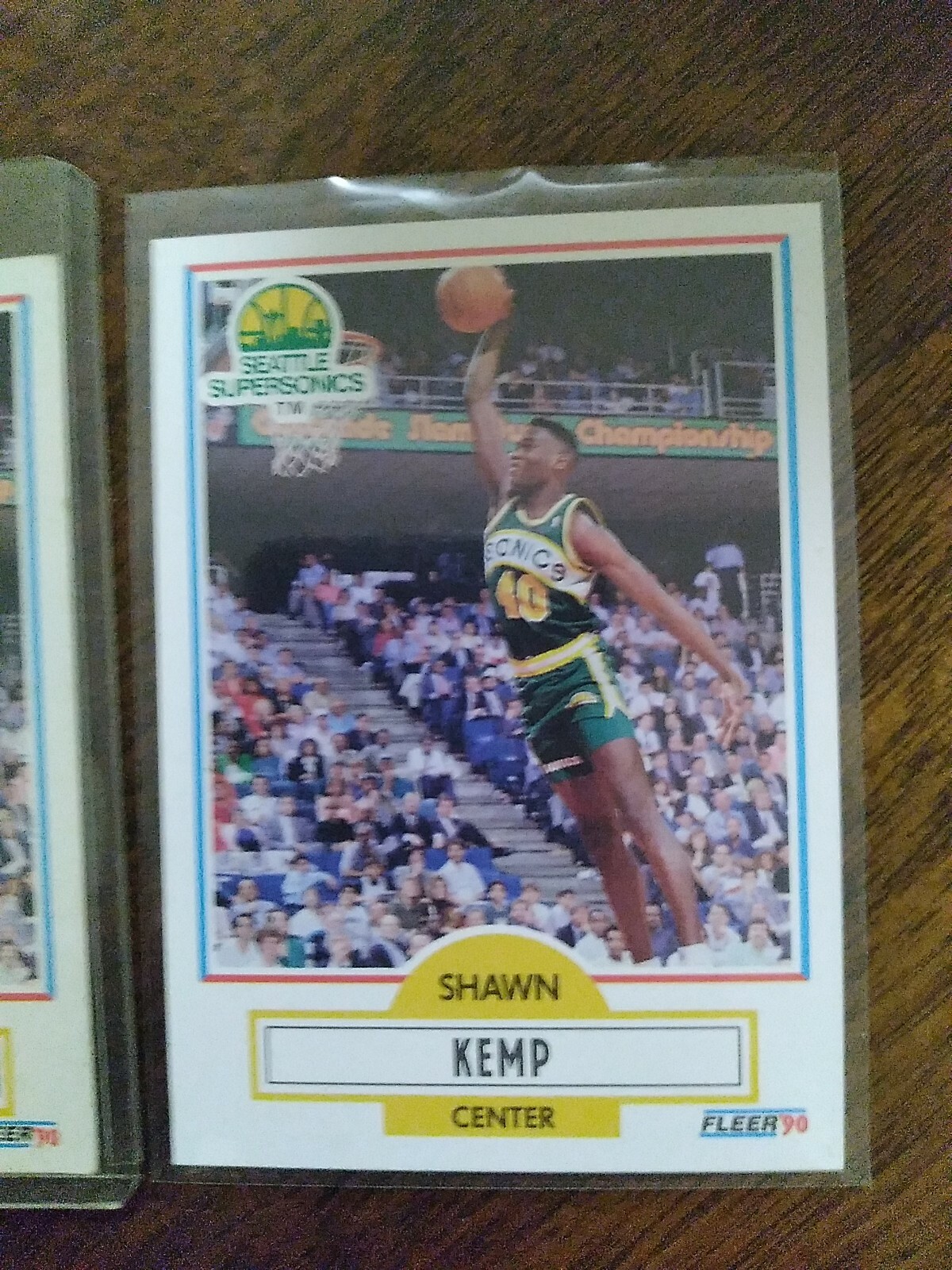 3 total 1990 Shawn Kemp 178 + 279 Rookie card 2 Fleer ..1 NBA hoops
