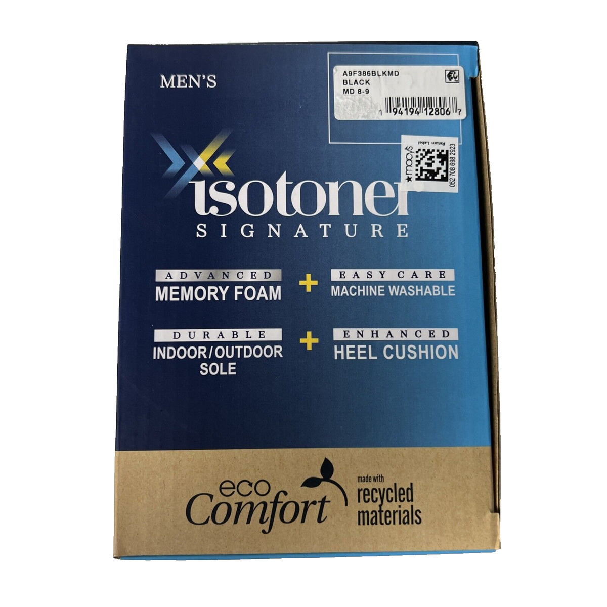 Isotoner Signature Men's Memory Foam Microsuede Nigel Moccasin