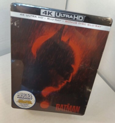 The Batman 4K UHD + Blu-ray Steelbook - EU IMPORT - NEW (Sealed) - Box Shipping