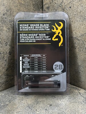 Browning Black Midas Grade Extended Choke Tubes for Imp Mod 28 Gauge