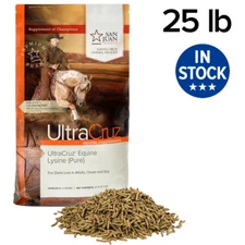 UltraCruz Equine Lysine Supplement for Horses, 25 lb, Pellet (200 Day Supply)
