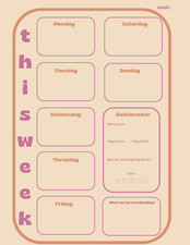 Weekly planner simple pdf file