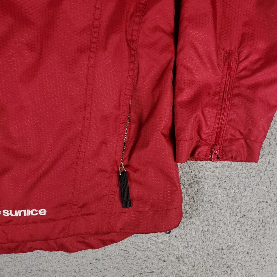 Chaqueta cortavientos Sunice para hombre talla XL roja vintage de golf cremallera completa Foto 4 de 4
