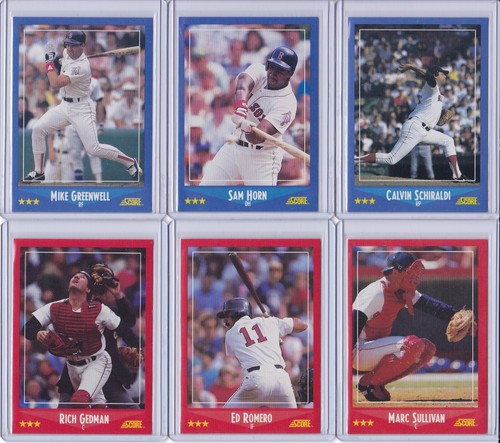 Boston Red Sox 1988 Score Baseball Team Set 26 Cards - Picture 4 of 11