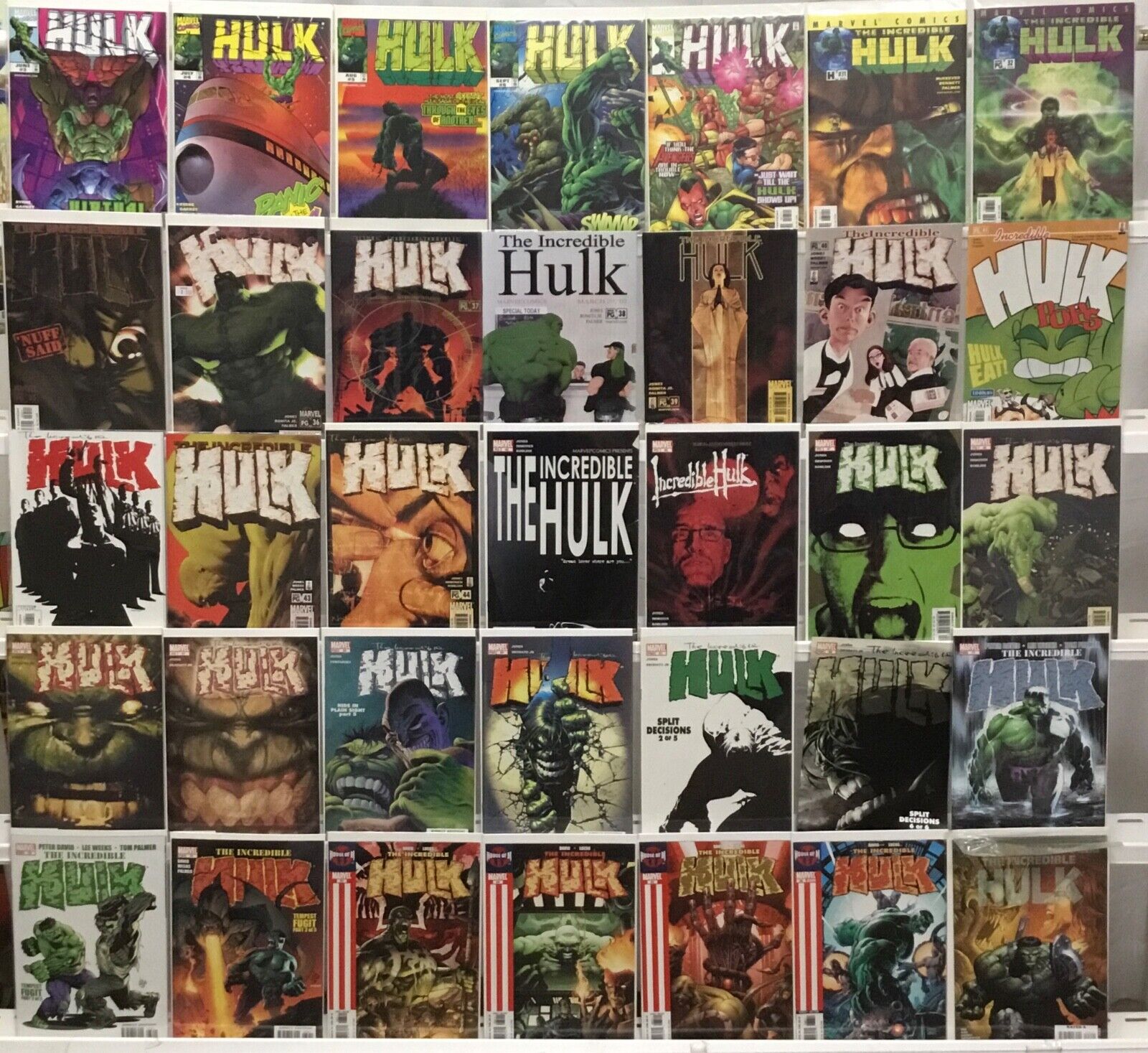 Marvel Comics - Hulk - Comic Book Lot of 35 - Incredible, House of M