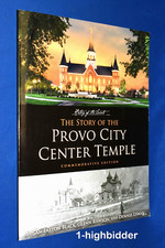 The Story of the Provo City Center Temple Commemorative Ed Utah Mormon LDS Black