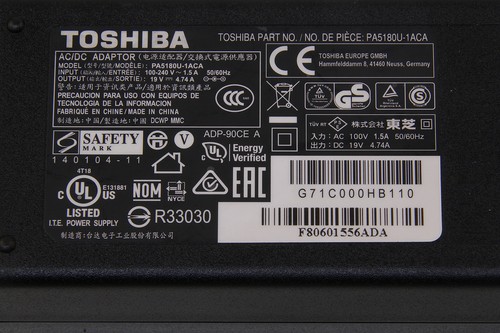 Original OEM Toshiba AC Charger Power Adapter Cord For Satellite S855-955 series - Picture 78 of 155